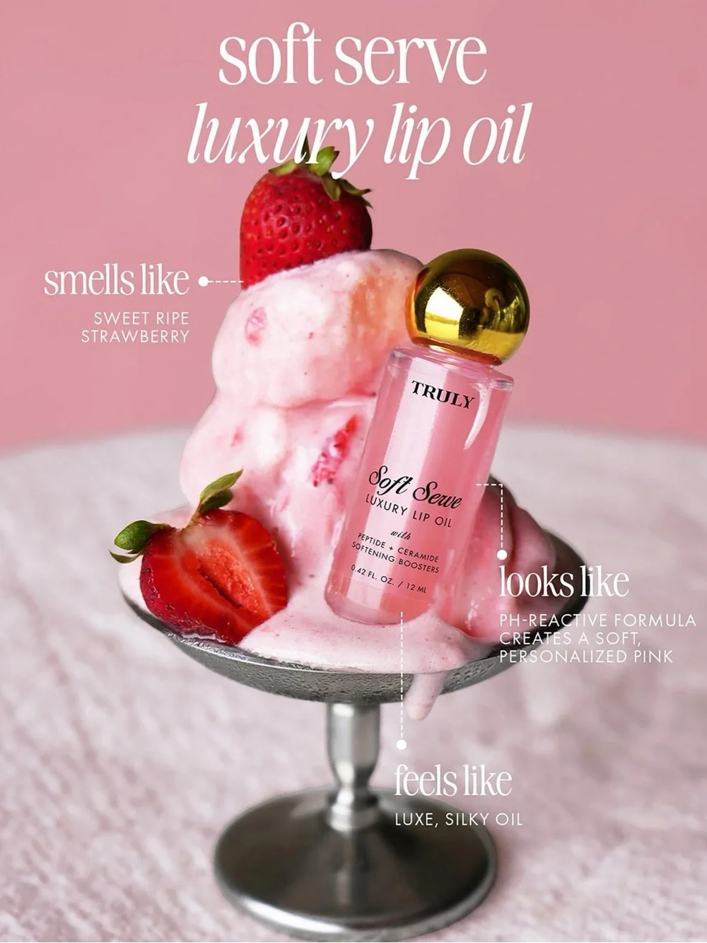 TRULY Soft Serve Luxury Lip Oil -
